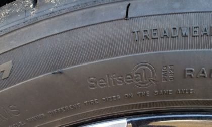Image of Michelin SelfSeal tire on Chevy Bolt EV by John Goreham