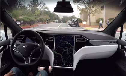 Tesla Model S Self Driving