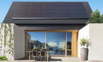 Tesla solar roofing