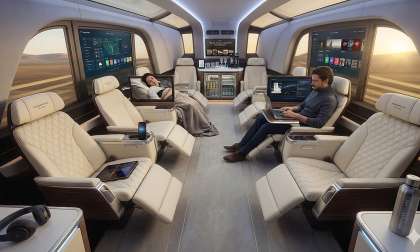Tesla Robovan interior rendering
