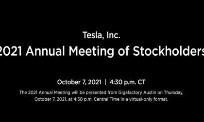 Tesla 2021 Shareholder Meeting