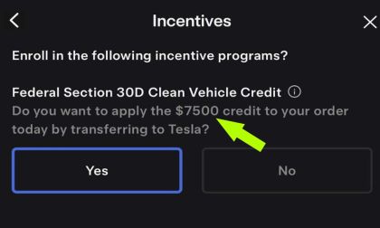 Tesla Finally Offering the $7,500 EV Tax Credit As An Instant Rebate AT Point Of Sale
