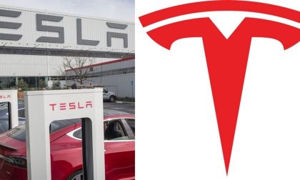 Tesla superchargers and logo