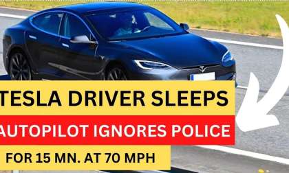Tesla Autopilot Ignores Police and Drives On As Driver Falls Asleep at The Wheel