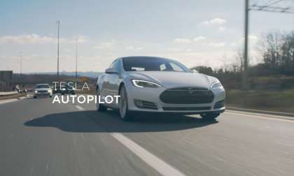 Tesla Autopilot on a highway