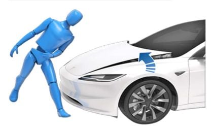 Tesla Creates Clever Safety System Designed To Protect Pedestrians During A Collision