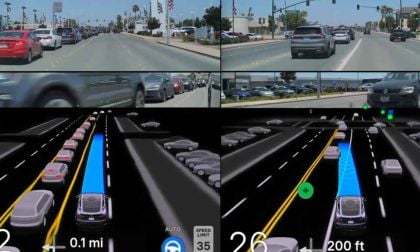 Tesla FSD Casually Sneaks To The Front Of A Huge Left Turn Queue: Very Human Like