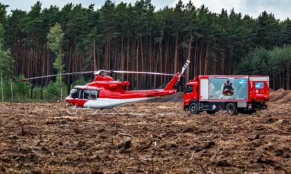 Tesla Giga Berlin Helicopter