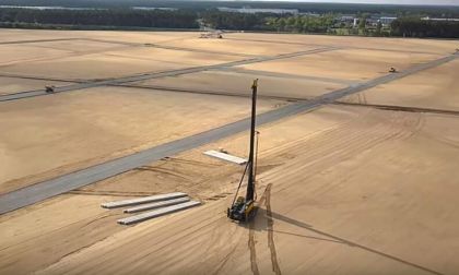Tesla Giga Berlin Pile Driver