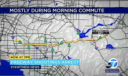 BB gun shooting on highway caught on camera