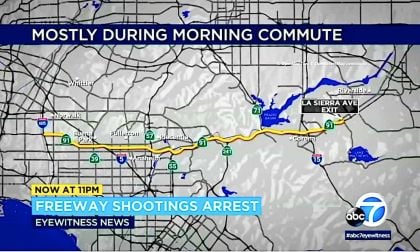 BB gun shooting on highway caught on camera