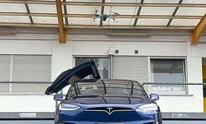 Tesla is hacked with drone