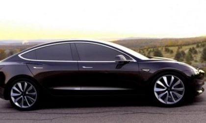 Tesla Model 3 black color