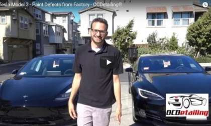 Tesla Model S and Model 3 Paint defects from factory