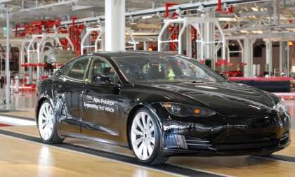 Tesla Model 3 Production inside factory
