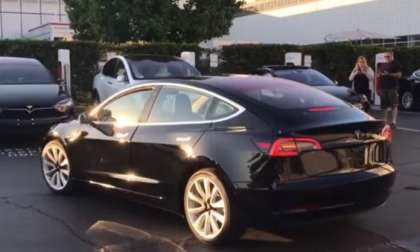 Tesla Model 3 rear look