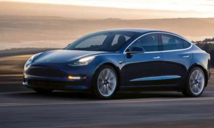 Tesla Model 3 Blue Color