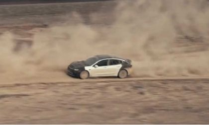 Tesla Model 3 Seen Doing Testing In Harsh Environmental Conditions: Extreme Desert Heat, Sand, and Rock