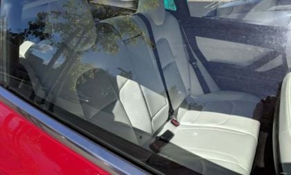 Tesla Model 3 white interior