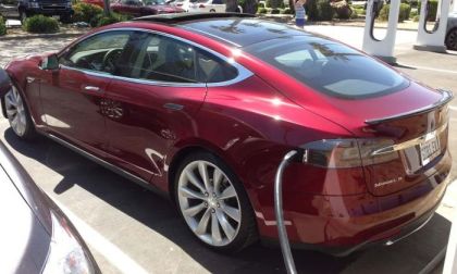 Tesla Model S charging