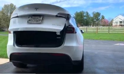 How to open Tesla Model Y with SIRI