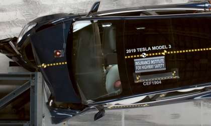 Tesla Model 3 40 MPH Moderate Overlap