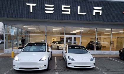 Image of Tesla showroom by John Goreham