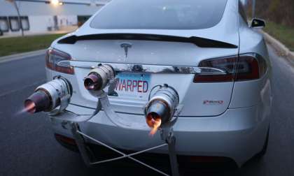 Tesla Powered With Jet Engines
