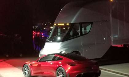 Tesla Roadster and Semi