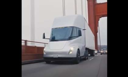 Tesla Semi Spotted on San Francisco Bridge