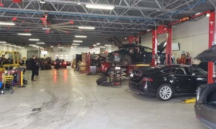 Image of Tesla service area by John Goreham