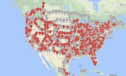 Tesla updates supercharger network.