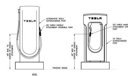 Tesla V4 supercharger