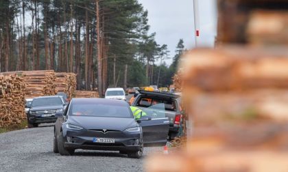 Tesla Model Y at the Giga Berlin Site