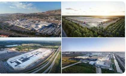 Tesla's main four car factories