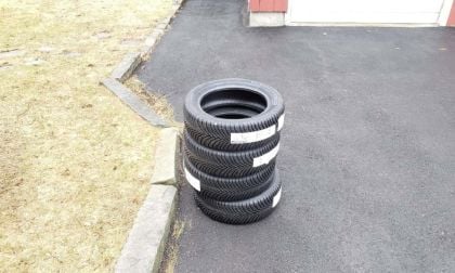 Image of new tires by John Goreham