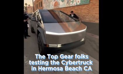 Top Gear Tests Out Cybertruck in Manhattan Beach