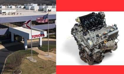 Toyota's Alabama plant and the V6 engine which Toyota makes in that plant