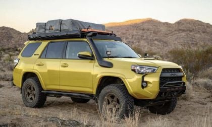Toyota 4Runner TRD Pro yellow profile view