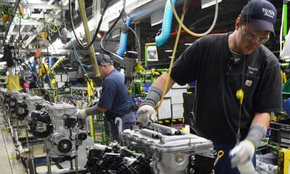 Toyota's U.S. production increases.