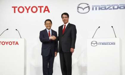Toyota Mazda CEOs