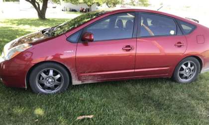 Toyota Prius 2007 Red Side Shot Used Battery