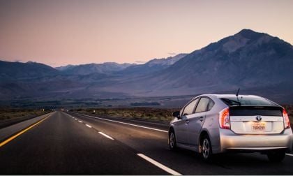 2013 third generation toyota Prius night drive