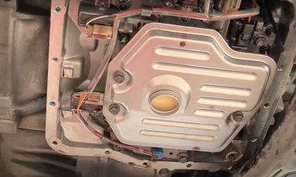 Transmission oil and filter change can be as simple as an engine oil and filter change