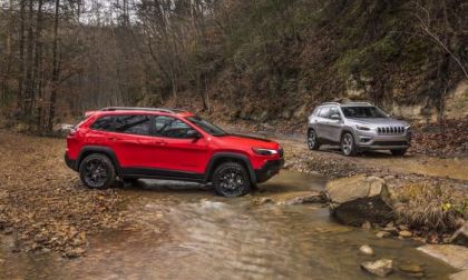 Two Jeep cherokee vehicles