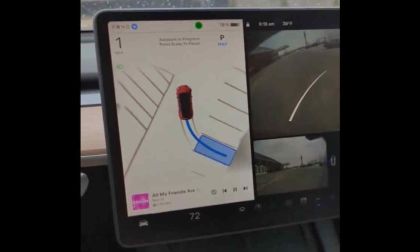 Watch This Tesla Park Itself Using The New Auto Park Feature