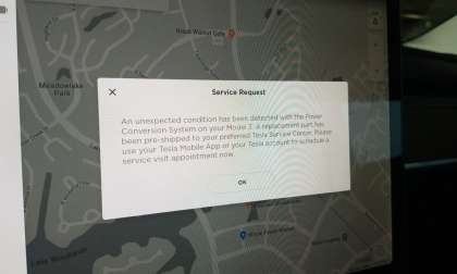 service note from tesla