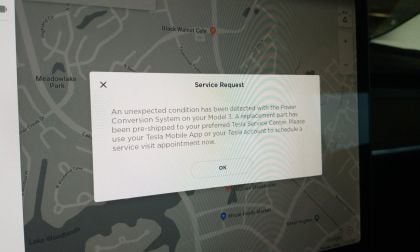 service note from tesla