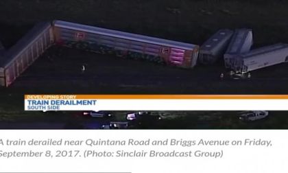 Train carrying Toyota Tundra and Toyota Tacoma