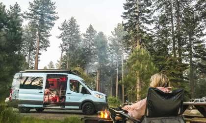 VanDOit converts Ford Transit Van to Adventure Van